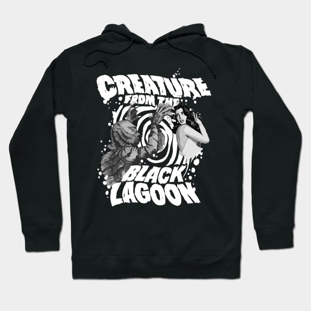 Creature from the black lagoon Hoodie by PlayGhoulArt